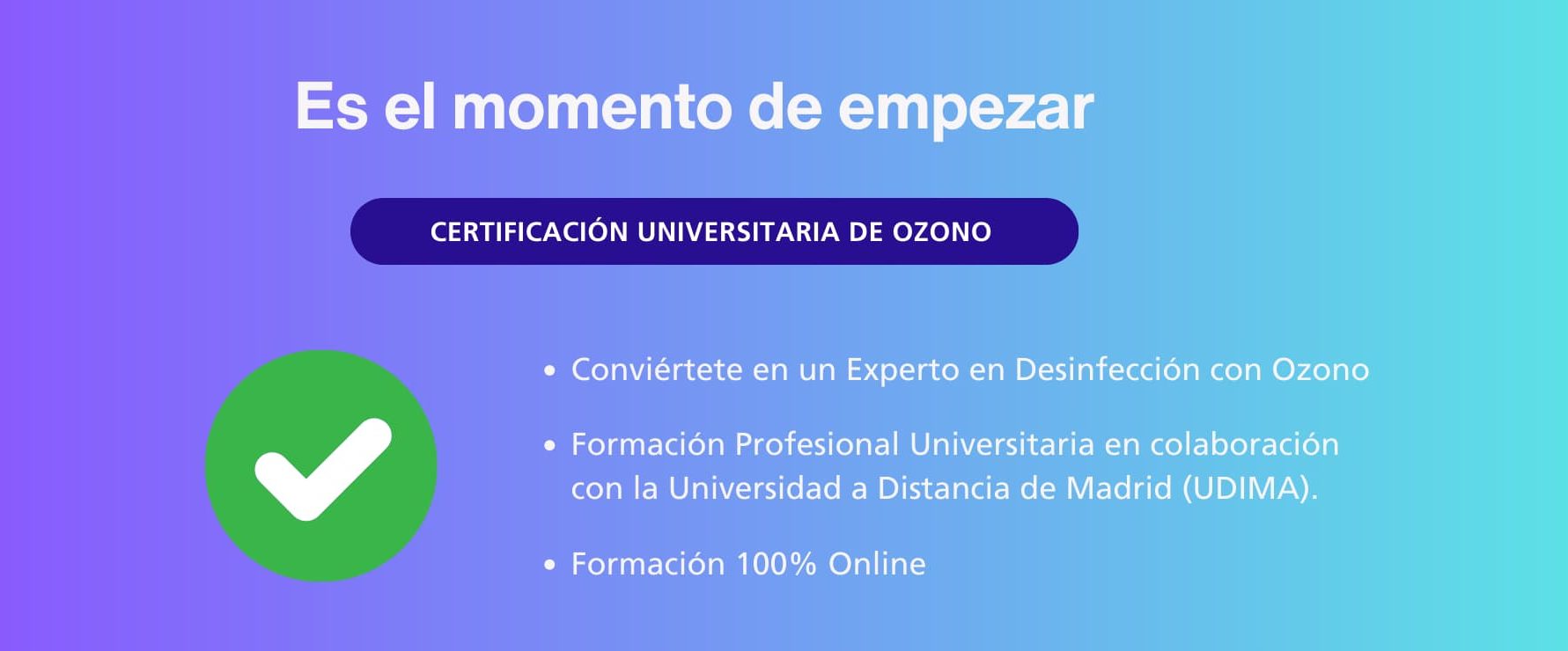 profesional del ozono